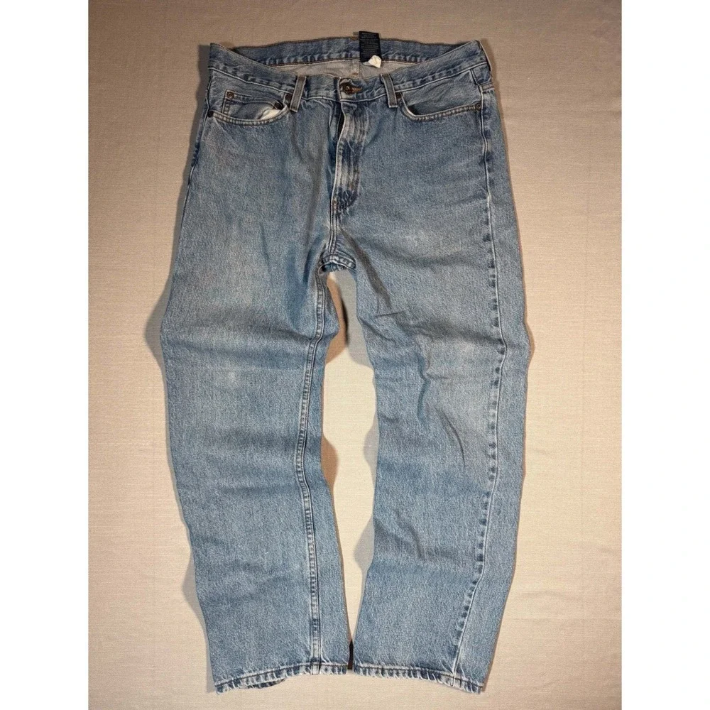 Faded Glory Medium Wash Straight Leg Jeans 34x32‎ Vintage 00s y2k Blue Denim